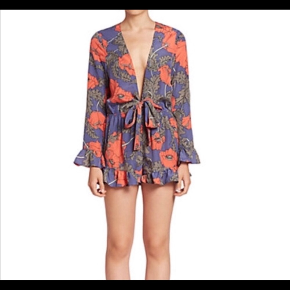 Floral Tularosa jumpsuit